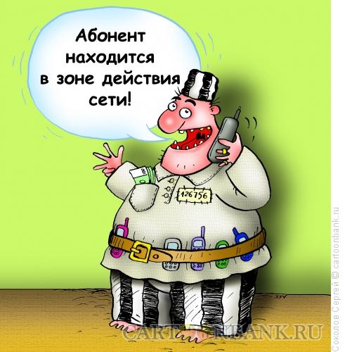 Карикатура: зона абонента, Соколов Сергей
