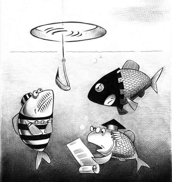 Карикатура: Суд, Сергей Корсун